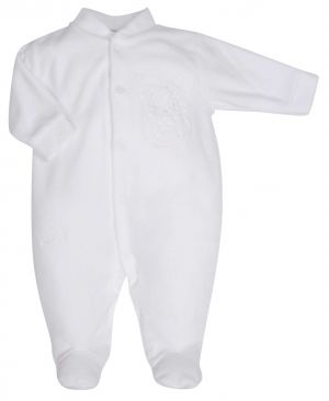 DANDELION Sleepsuit "Mouse in Teacup" White